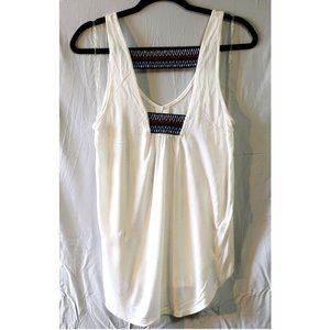 Eyeshadow white tribal tank top MD